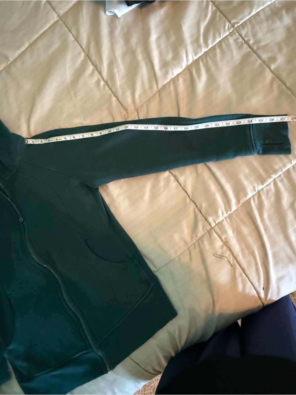 lululemon athletica Teal Hooded Full-Zip Sweatshirt - Picture 12 of 12